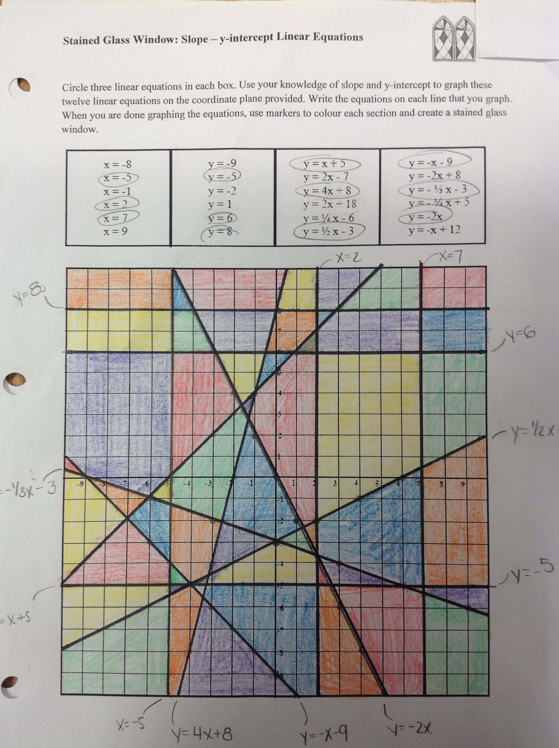 math-in-demand-8th-grade-math-stained-glass-worksheets