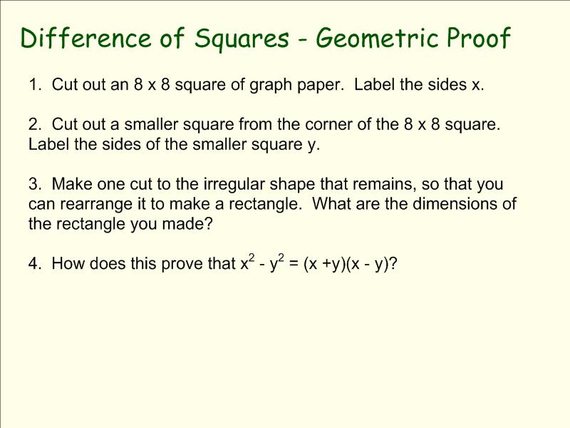 Diff of Squares